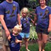 Bear Baseball Fielder Bear T-Shirt with Family