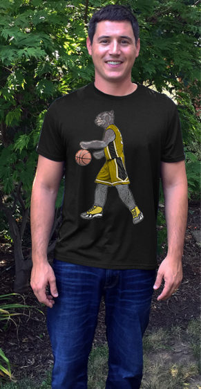 Bear Basketball Bear T-Shirt model