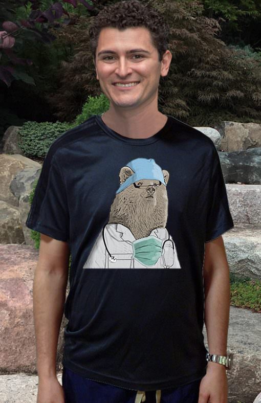 Bear-Doctor-Bear-t-shirt-model