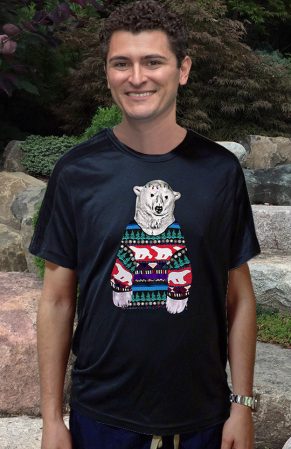 Bear-Ugly-Christmas-Sweater-Bear-t-shirt-polar bear