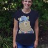 Bear Womens Lifeguard Bear T-Shirt model