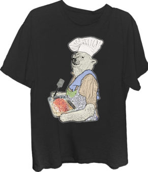 Chef Bear T-Shirt-bear cook
