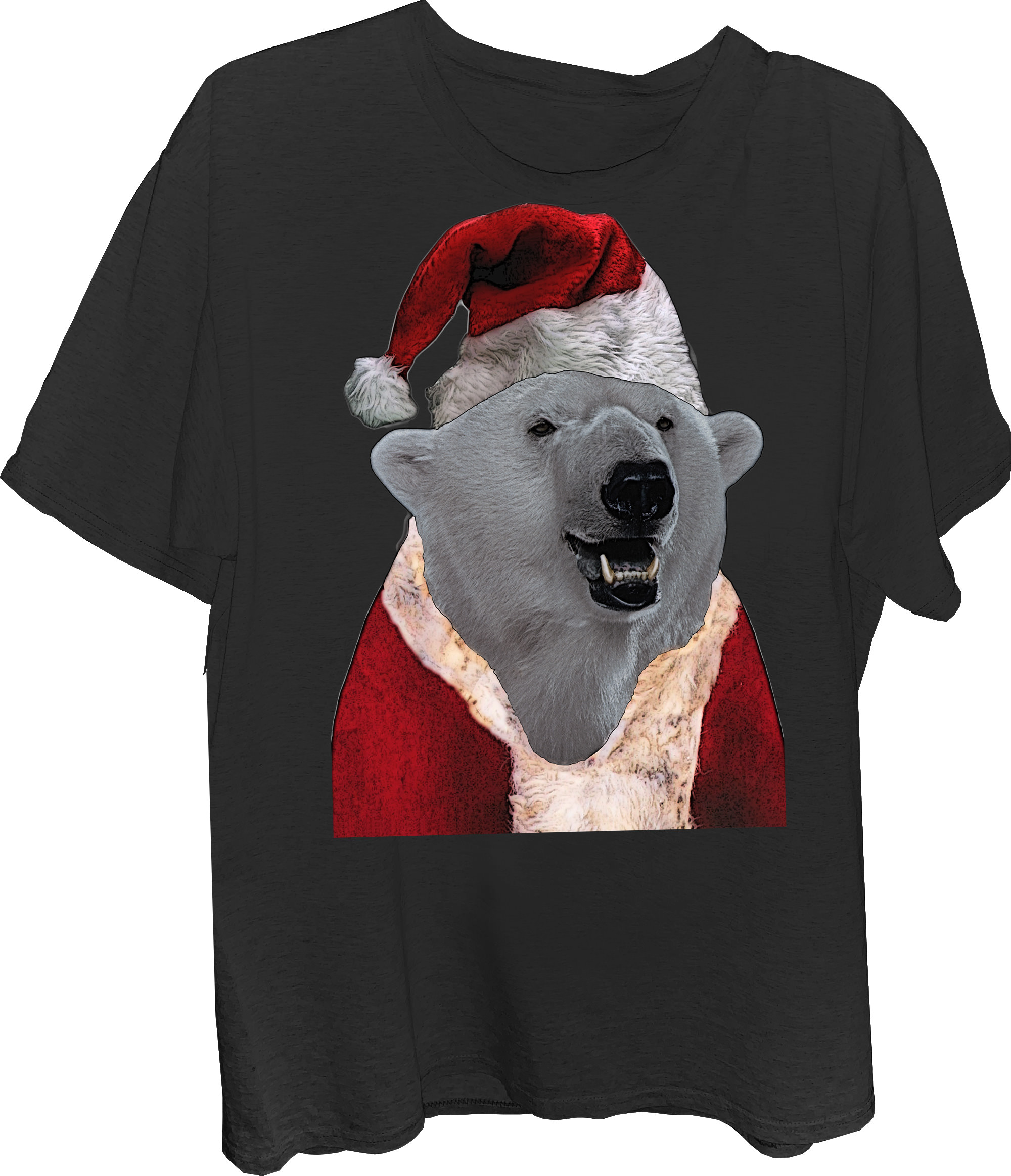 Christmas Santa Bear T Shirt