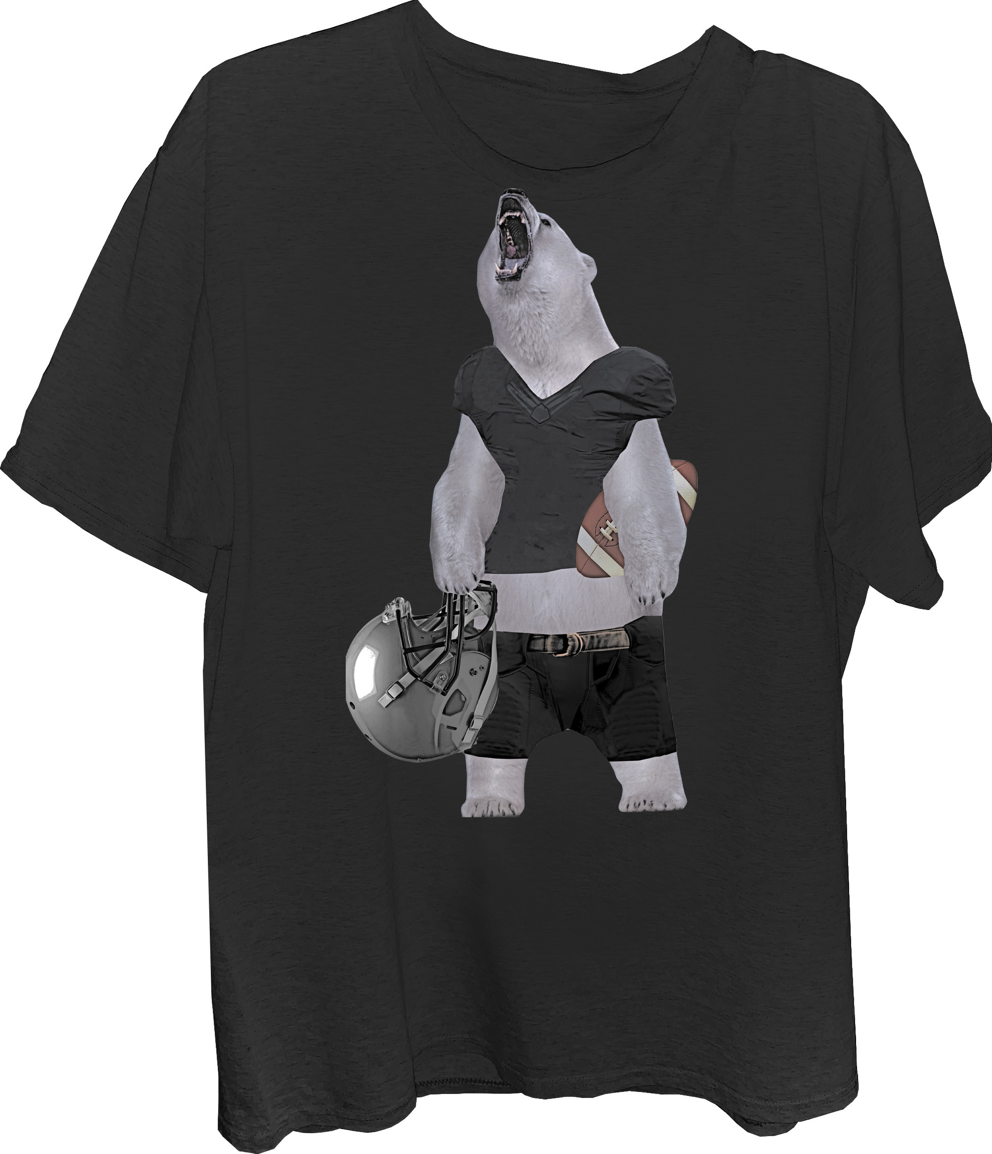 Polar Bear Football T-Shirt