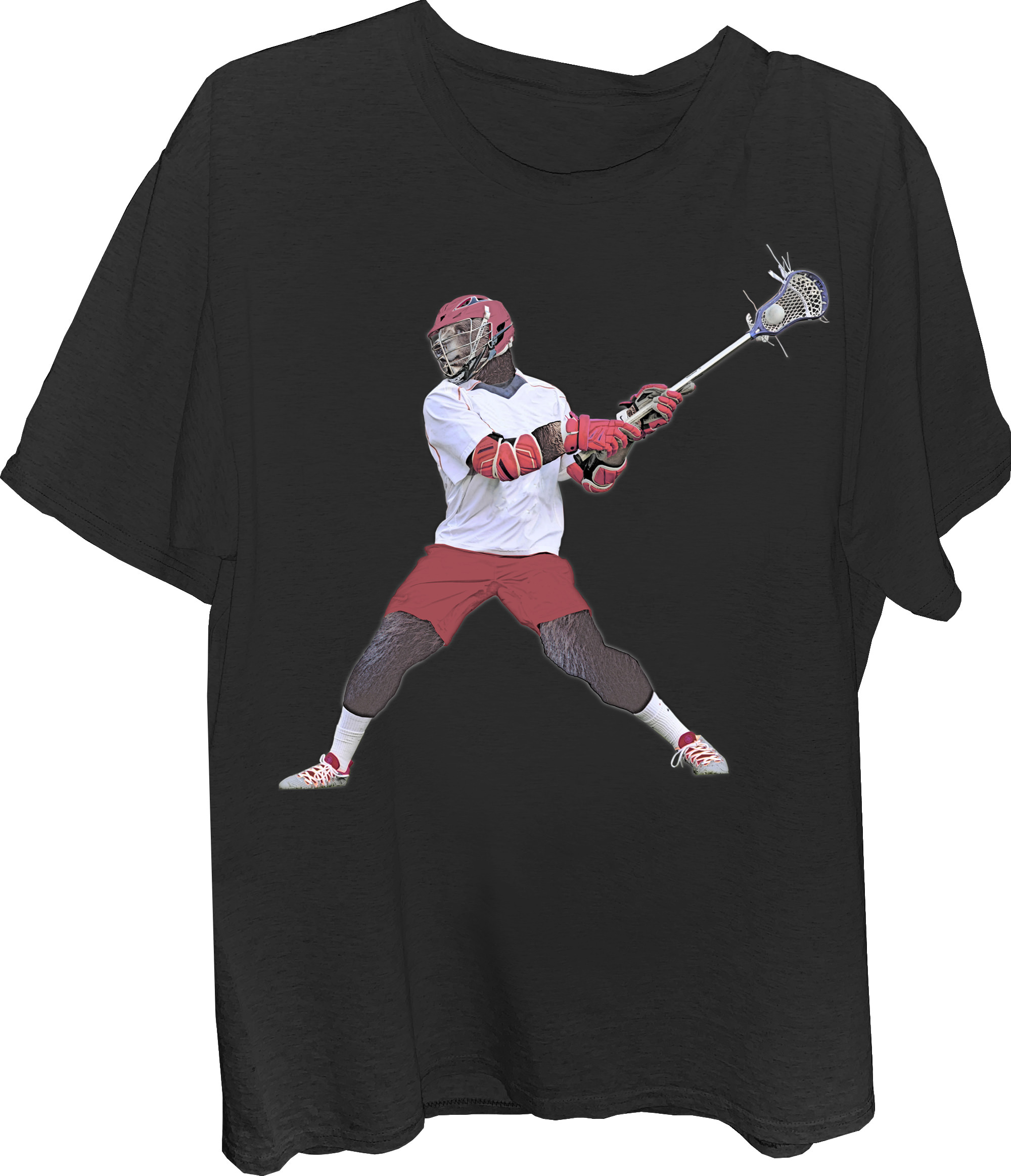 Lacrosse Bear T-Shirt