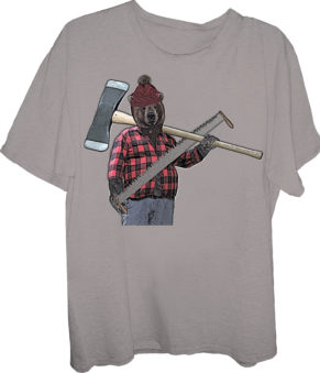 Lumberjack Bear T-Shirt
