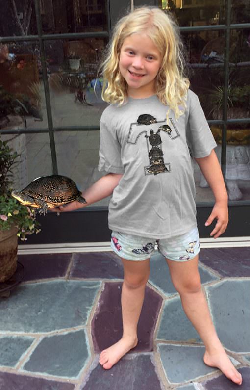 Turtle T-Shirt model