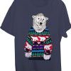 Bear Ugly Christmas Sweater Bear T-Shirt
