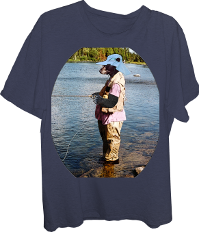 Bear Fly Fishing T-shirt-bear fishing