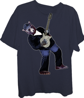 Bear Playing Guitar T-shirt