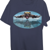 Bear Swimmer Butterfly Womens T-shirt