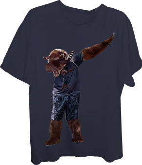 Bear Dabbing Kodiak Bear T-shirt