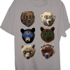 Superhero Kodiak Bear, Polar Bear, Black Bear, Brown Bear,Golden Spirit Bear, Grizzly Bear T-shirt