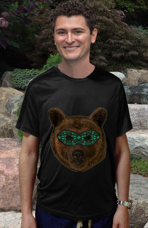 Bear Superhero Brown Bear T-shirt