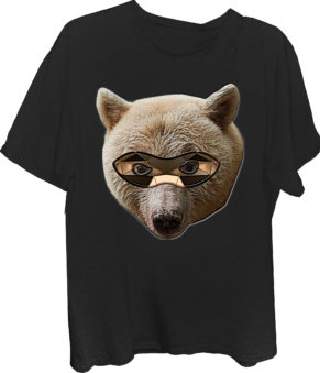 Bear Superhero Golden Spirit Bear T-Shirt