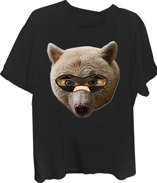 Bear Superhero Golden Spirit Bear T-Shirt