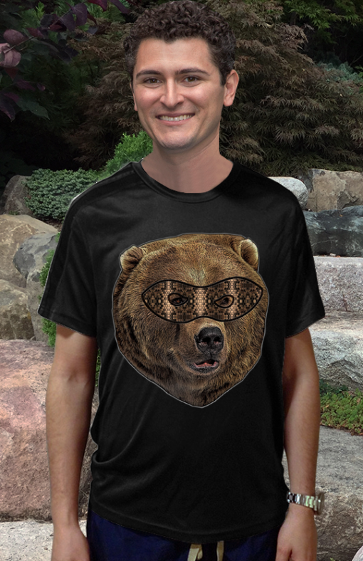 Bear Superhero Kodiak Bear T-shirt