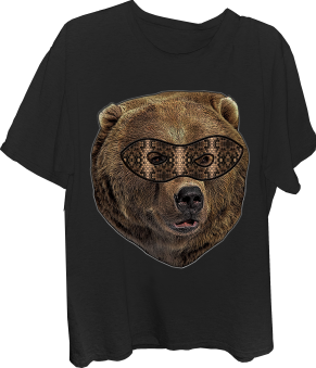 Bear Superhero Kodiak Bear T-shirt