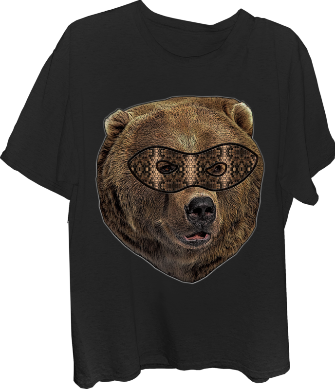 Superhero Kodiak Bear - Behrbones Clothing