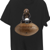 Bear On Giant Football T-Shirt