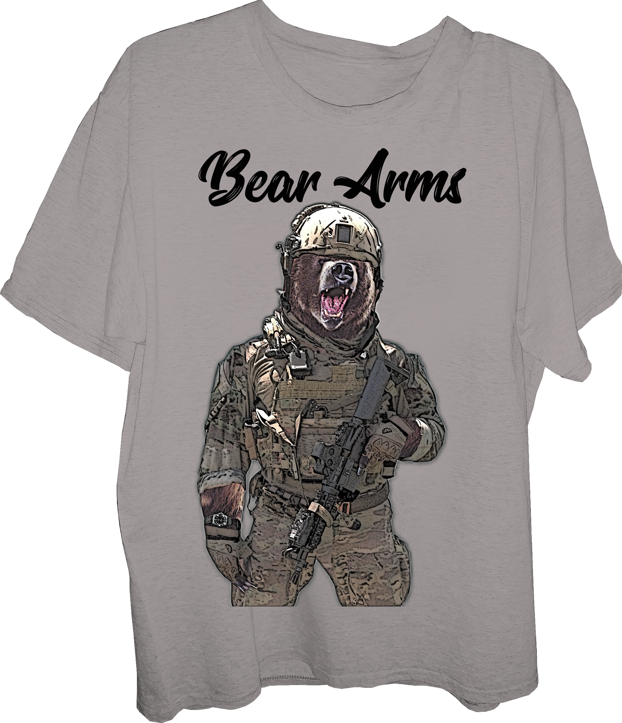 Right To Bear Arms T-Shirt With Picture Of A Bear Online Store
