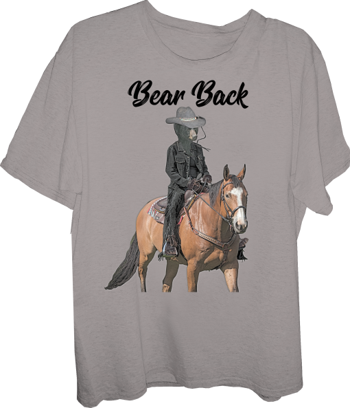 Bear Back, Bear, Horseback, Rider