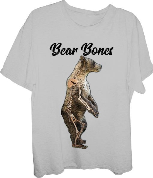 Bear Bones t-shirt-bear-skeleton