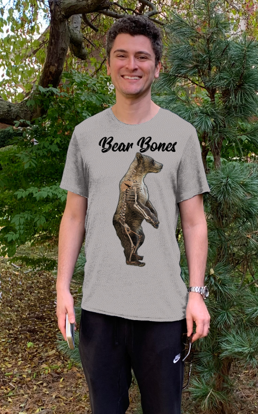 Bear Bones t-shirt-bear-skeleton