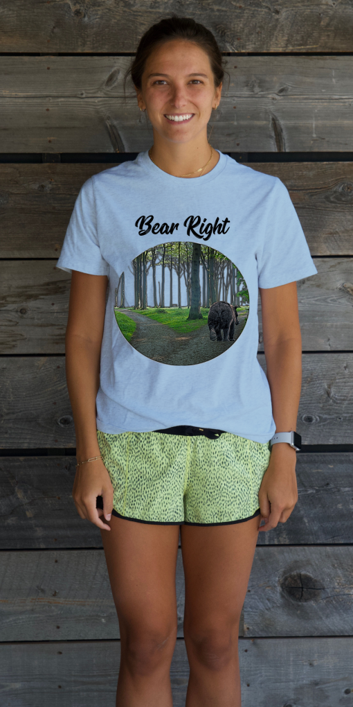 Bear-Bear Right-bear walking-T shirt