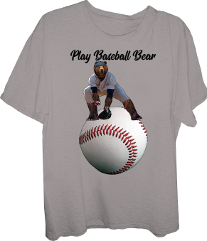 Bear-Baseball-bear baseball player-Play Baseball Bear-baseball