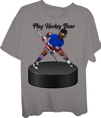Bear-Bruin-bear-Hockey Bear-Play hockey Bear-hockey-hockey puck-hockey Player