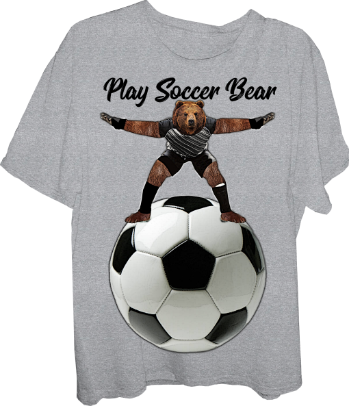 Bear-bear-Bear Soccer-Play Soccer Bear-Soccer-Soccer goalie-soccer ball