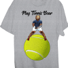 Bear-bear-Bear Tennis-Play Tennis Bear-Tennis-Tennis ball