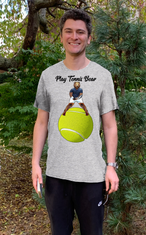 Bear-bear-Bear Tennis-Play Tennis Bear-Tennis-Tennis ball