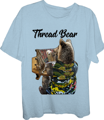 Bear-bear-Thread Bear-Needle Point-thread