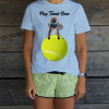 Bear-Bear-Tennis Bear-Play Tennis Bear-Tennis-Tennis Ball-Womens