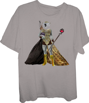 Alyse Polar Bear Gold Elf Sorceress